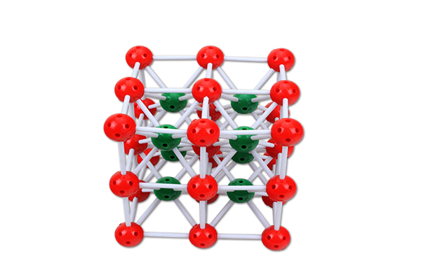 3129 Cesium chloride crystal structure model